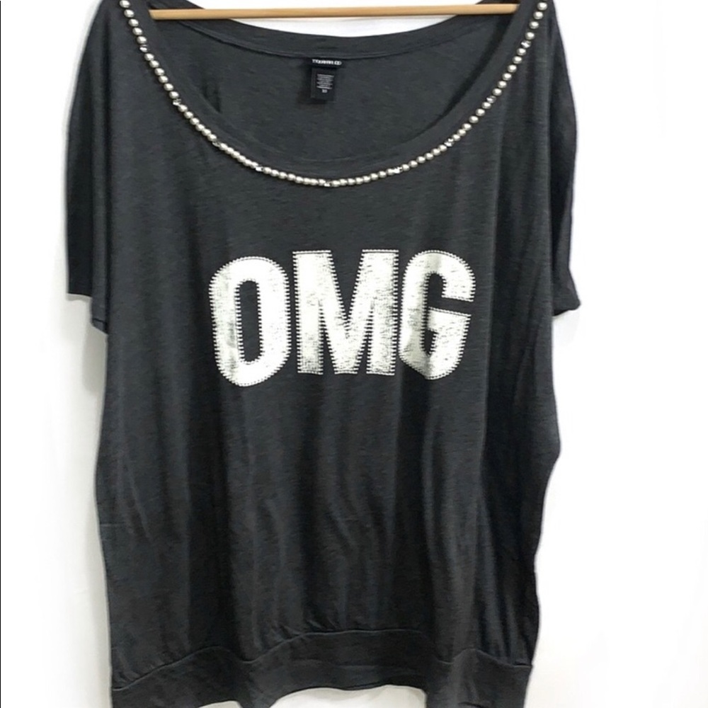 Torrid OMG Rhinestones & Pearls Tee | 3